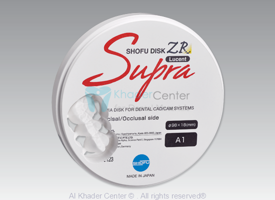 Picture of SHOFU Disk ZR Lucent Supra